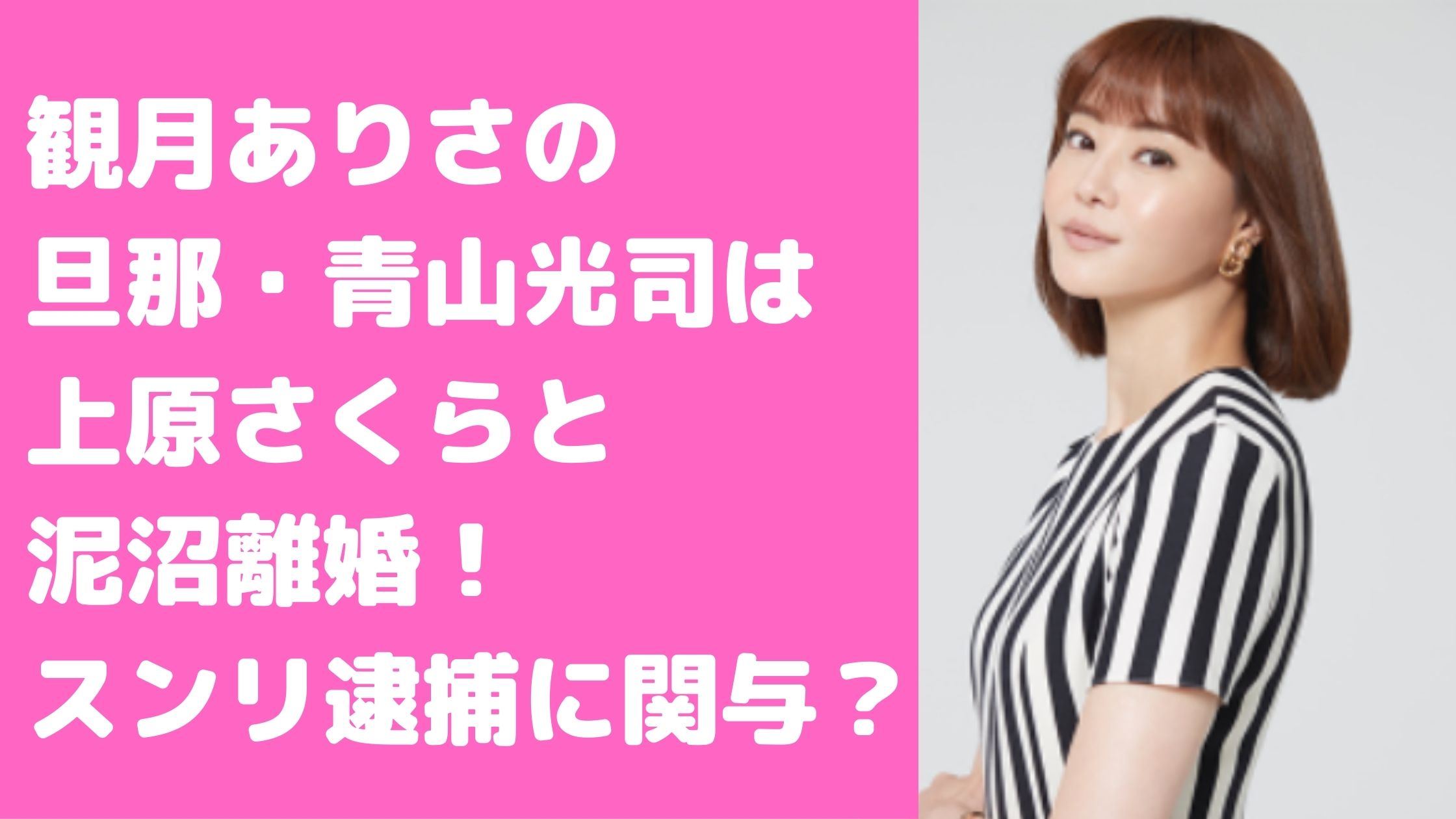 観月ありさ　旦那　青山光司　上原さくら　スンリ　子供　足場　年収　年齢　離婚理由　馴れ初め