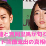 吉岡里帆　佐藤健　指輪　匂わせ　ベッド　火曜サプライズ　復縁　結婚　馴れ初め　フライデー画像　破局　写真