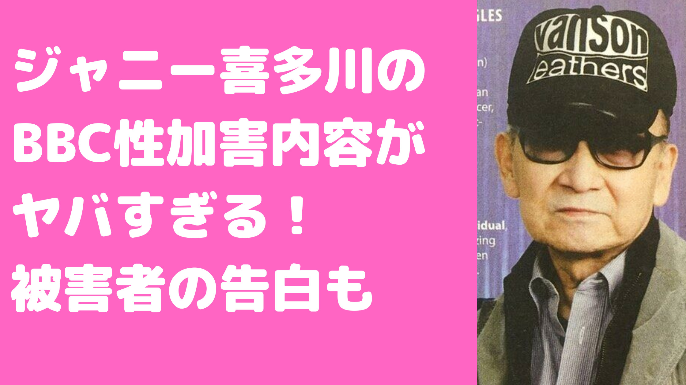 ジャニー喜多川　BBC内容　性加害　性的犯罪　被害者一覧　ハヤシ　リュウ　レン　吉岡廉　誰　見る方法　They武道　高橋竜