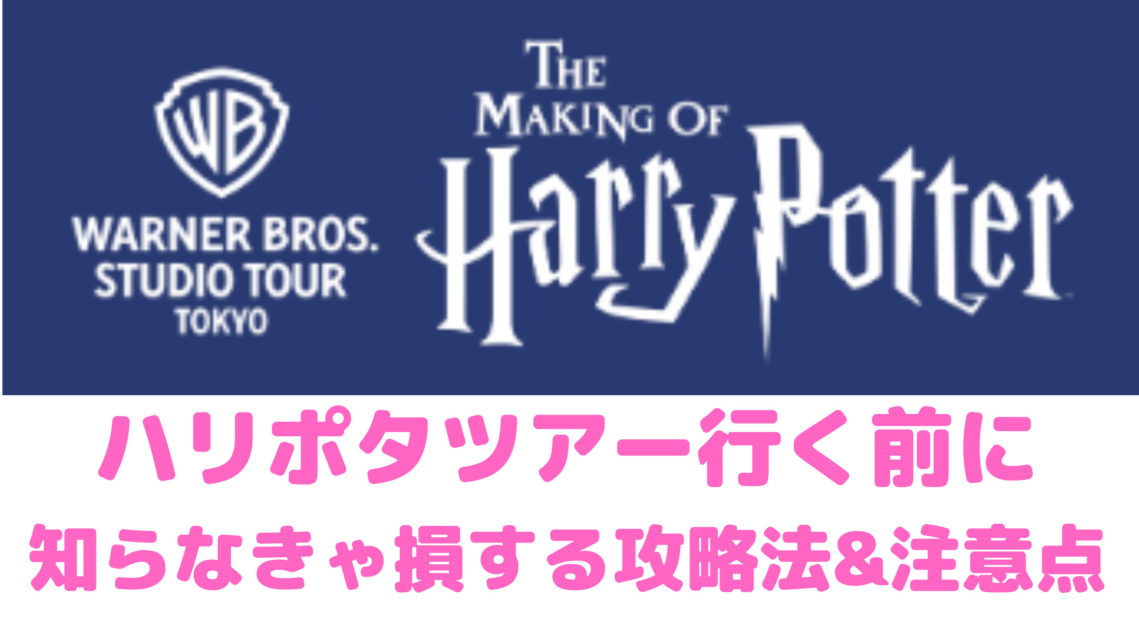 ハリポタツアー　としまえん　ワーナーブラザーズスタジオツアー　チケット　営業時間　所要時間　注意点　攻略法　レストラン　杖　フード　ショップ