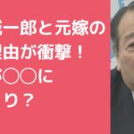 村上誠一郎　嫁　弁護士　昭子　離婚理由　年齢　馴れ初め　息子　村上信太郎　年齢　職業　村上祐貴　娘　村上理津子