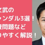 藤田文武　スキャンダル　維新共同代表　文通費　後援会資金
